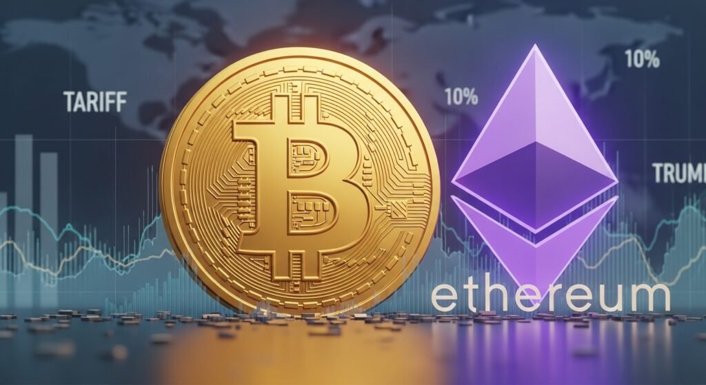 Bitcoin, Ether Hold Strong as Trump Announces Additional Universal 10% Tariff