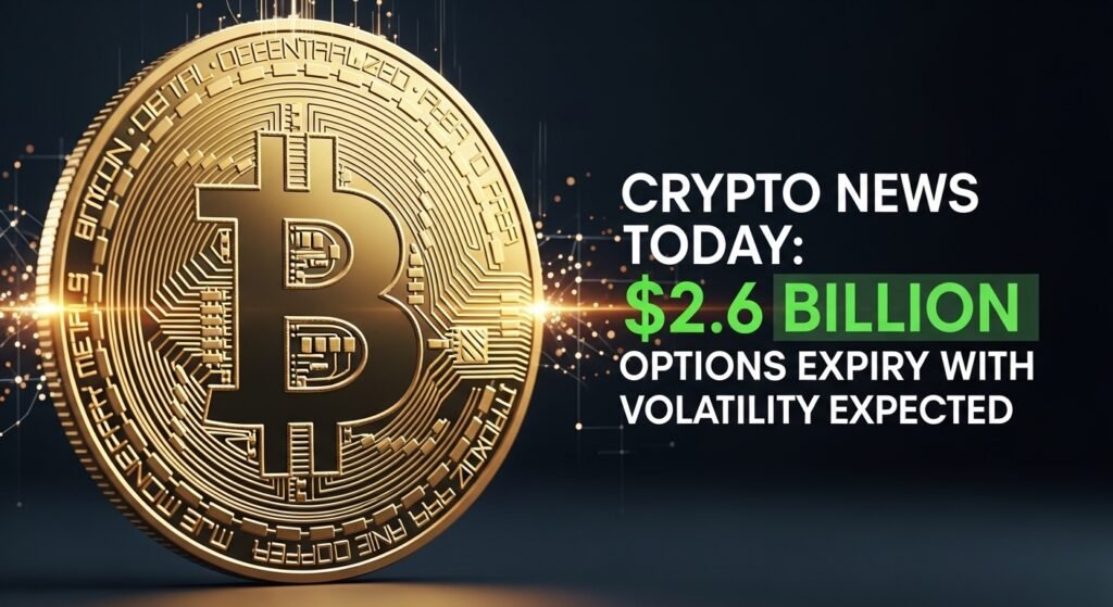 Crypto News Today: $2.6 Billion Options Expiry With Volatility Expected Crypto News Today $2.6 Billion Options Expiry With Volatility Expected