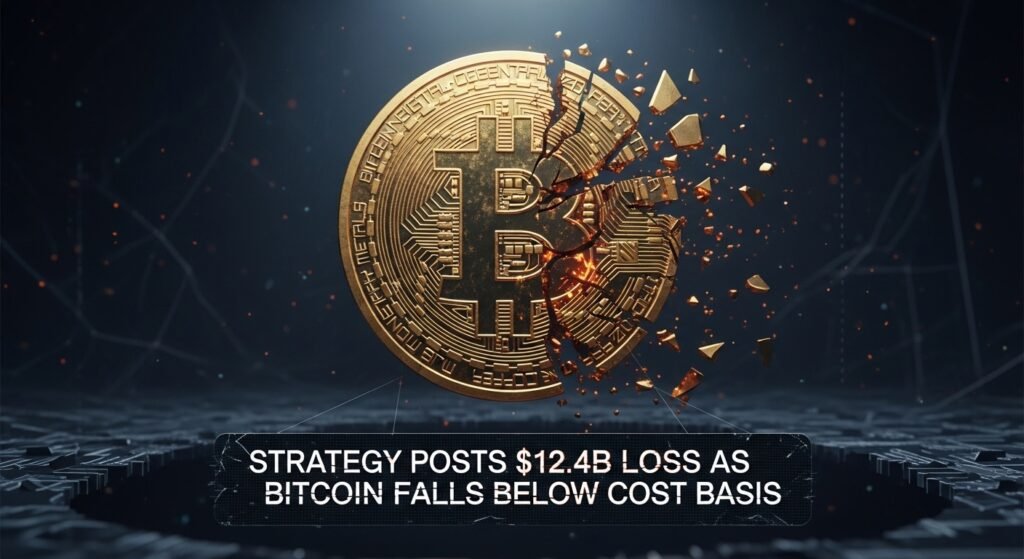 Strategy Posts $12.4B Loss as Bitcoin Falls Below Cost Basis