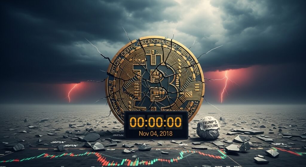 Trump’s Dooms Day Deadline For Iran Arrives Will Bitcoin Price and SPX Dump or Will Trump Blink